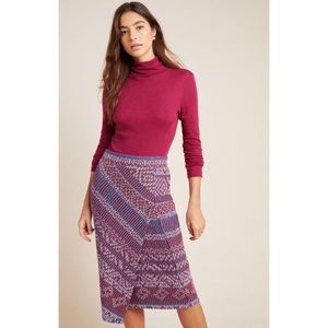 Anthropologie {Maeve} Carolina Knit Pencil Skirt
